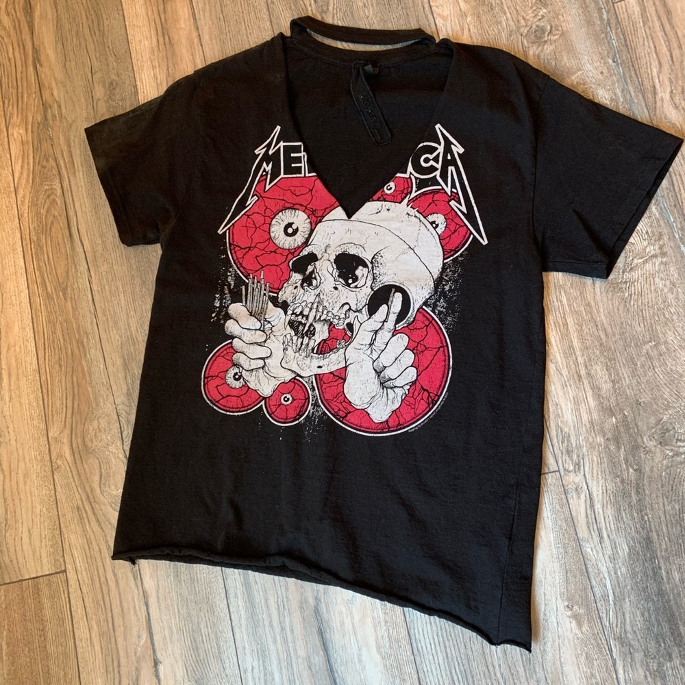 Metallica choker shirt